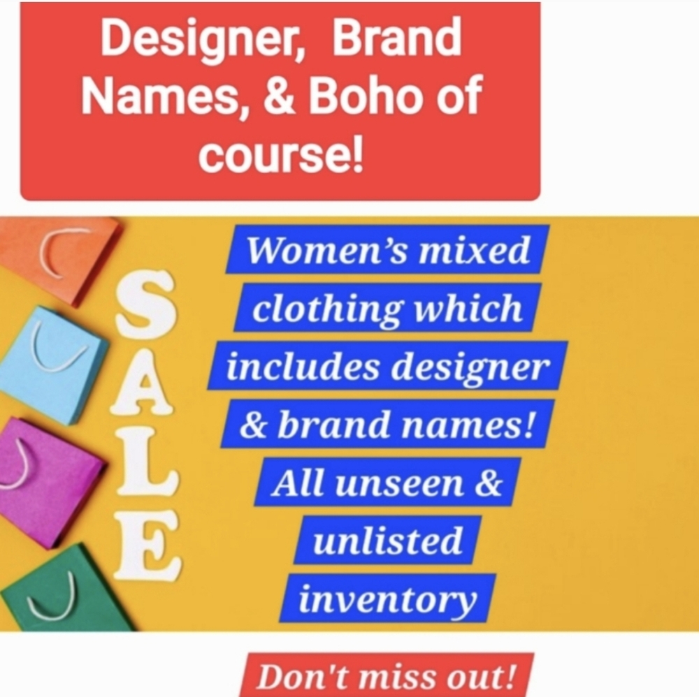 Pls ❤️ this listing to be notified of next LIVE Inventory Clearance Sale.